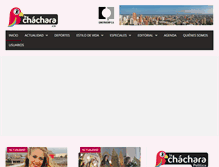 Tablet Screenshot of lachachara.org